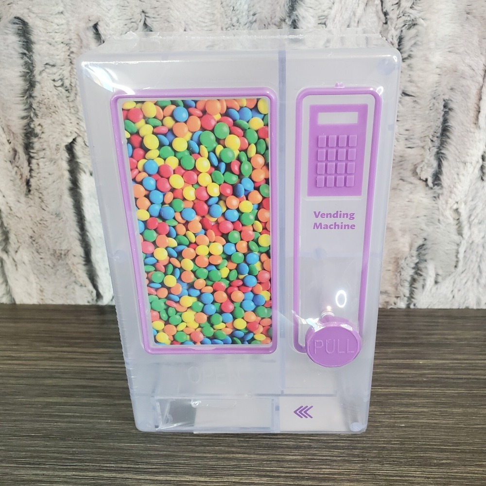 Clear Target Bullseye Playground MINI Desktop Candy Dispenser Vending Machine